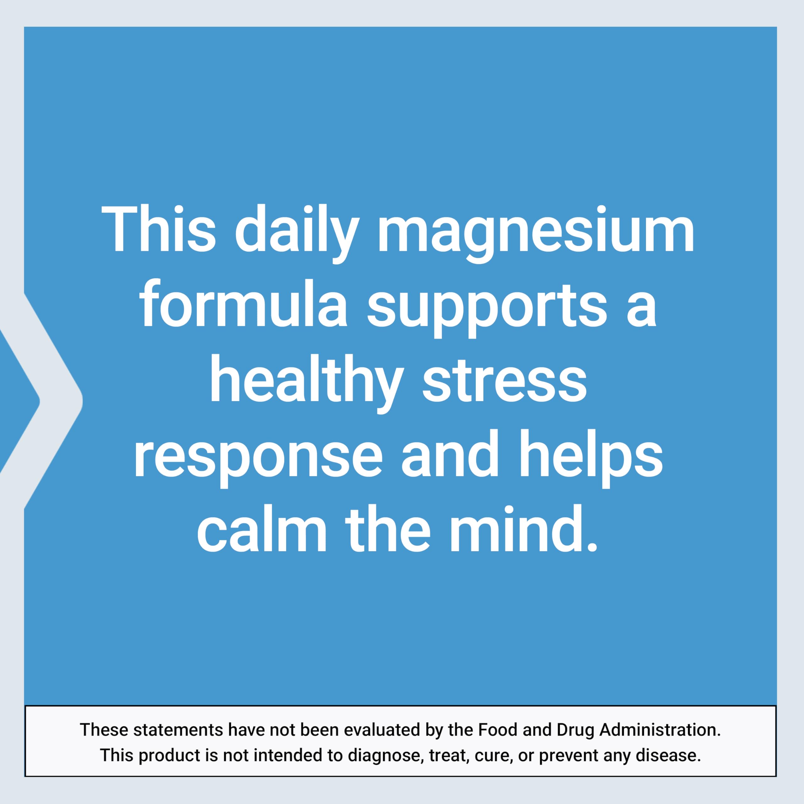 Life Extension Calm-Mag Magnesium Acetyl Taurinate packaging side view