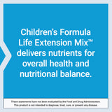 Life Extension Children's Chewable Multivitamins bottle open showing tablets inside
