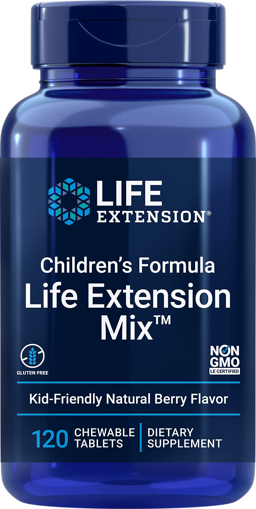Life Extension Children's Chewable Multivitamins front view packaging