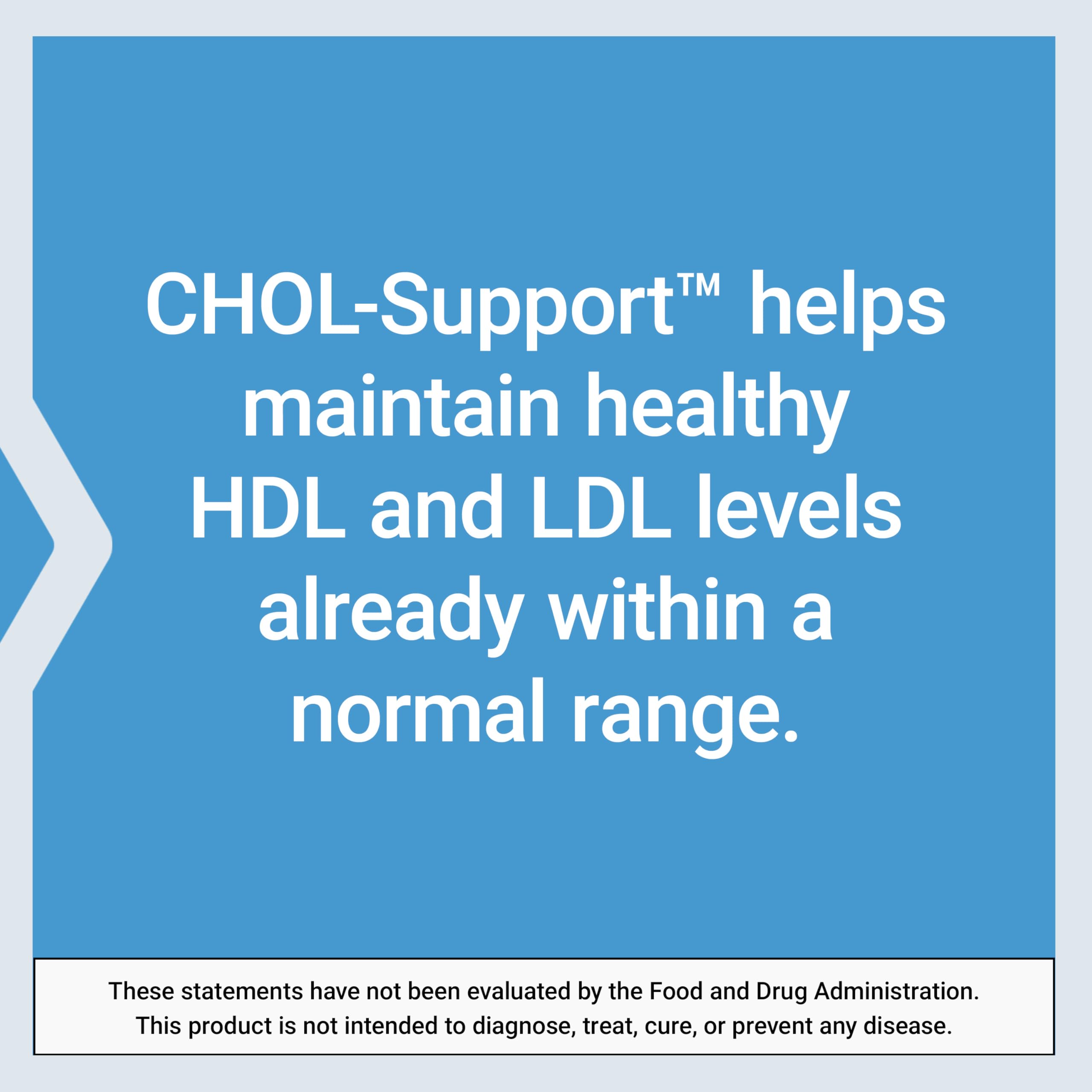 Life Extension CHOL-Support™ bottle with a measuring spoon