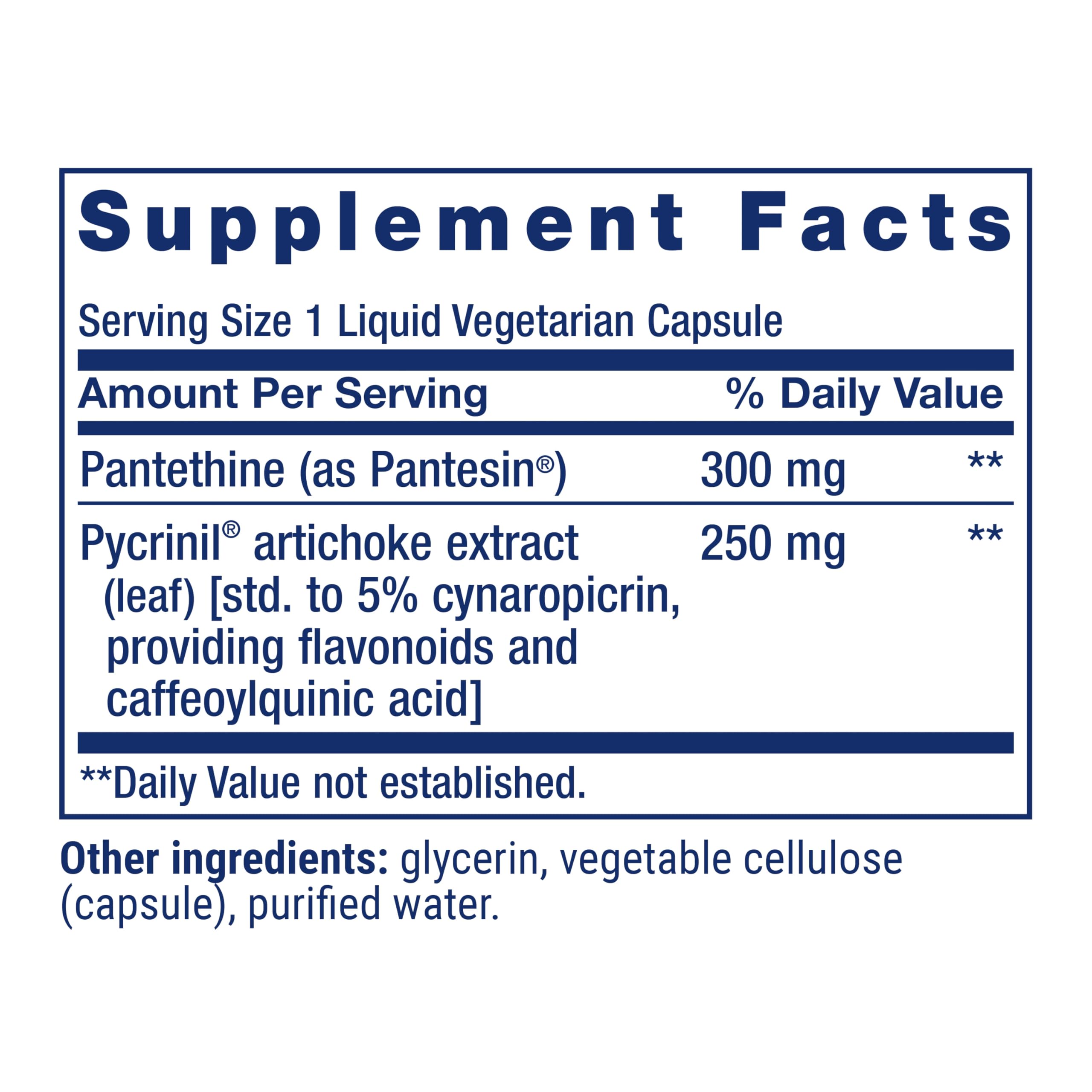 Life Extension CHOL-Support™ side view showing capsule details
