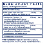 Life Extension CinSulin® Chromium Supplement bottle side view