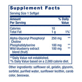 Life Extension Cognitex Basics supplement back view
