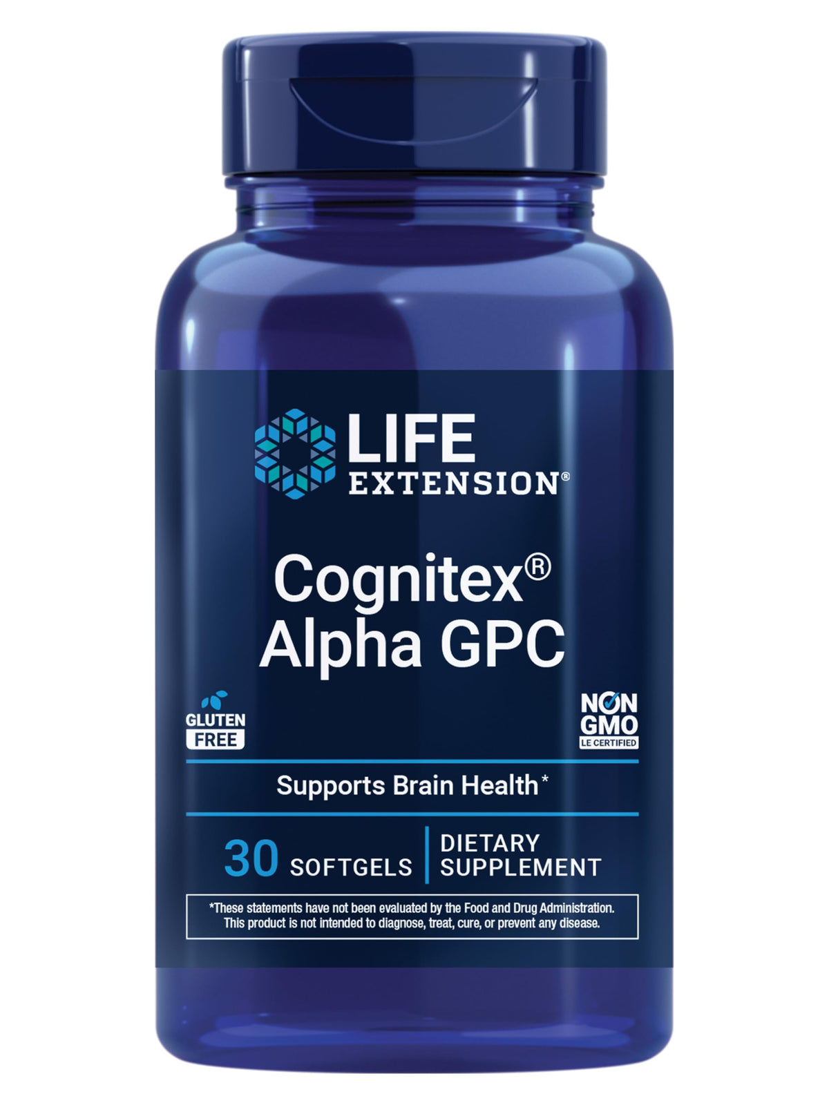 Life Extension Cognitex Basics supplement front view