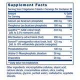 Life Extension Cognitex Elite Brain Supplement side view