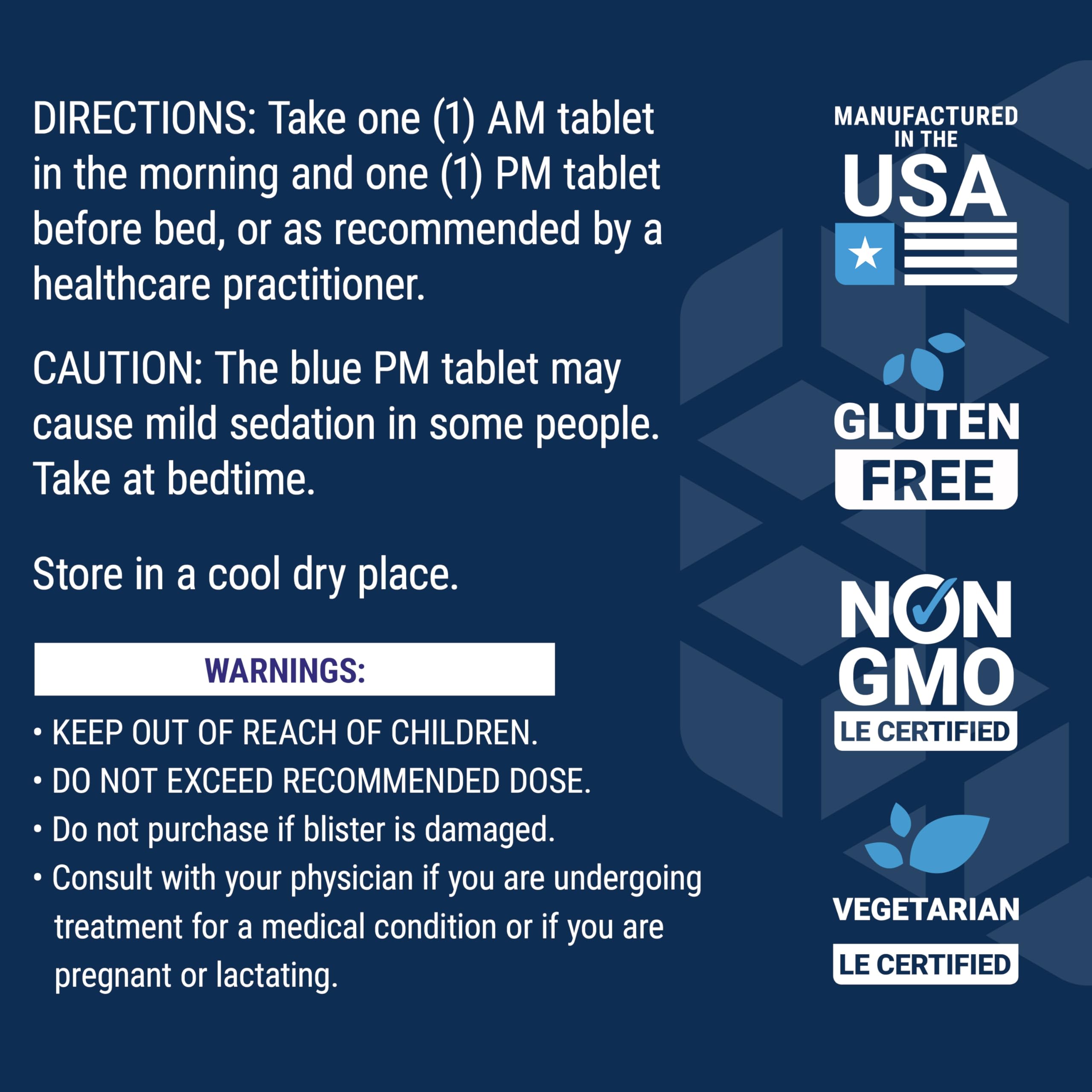 Life Extension ComfortMAX™ label showing non-GMO certification