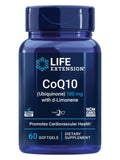 Life Extension CoQ10 Supplement front view with packaging