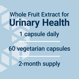 Life Extension Cran-Max Cranberry Supplement 500mg back view