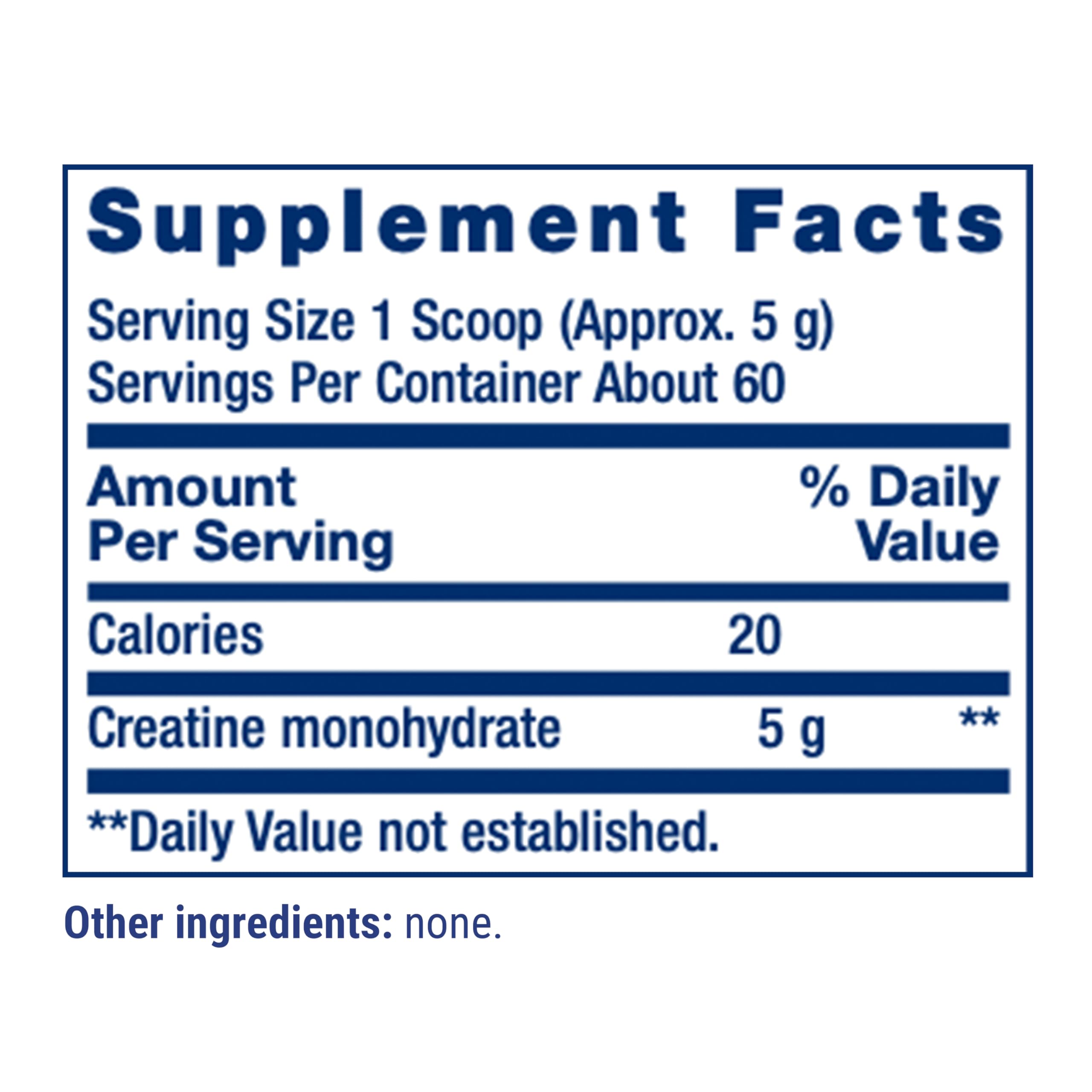 Life Extension Creatine Powder 300g packaging