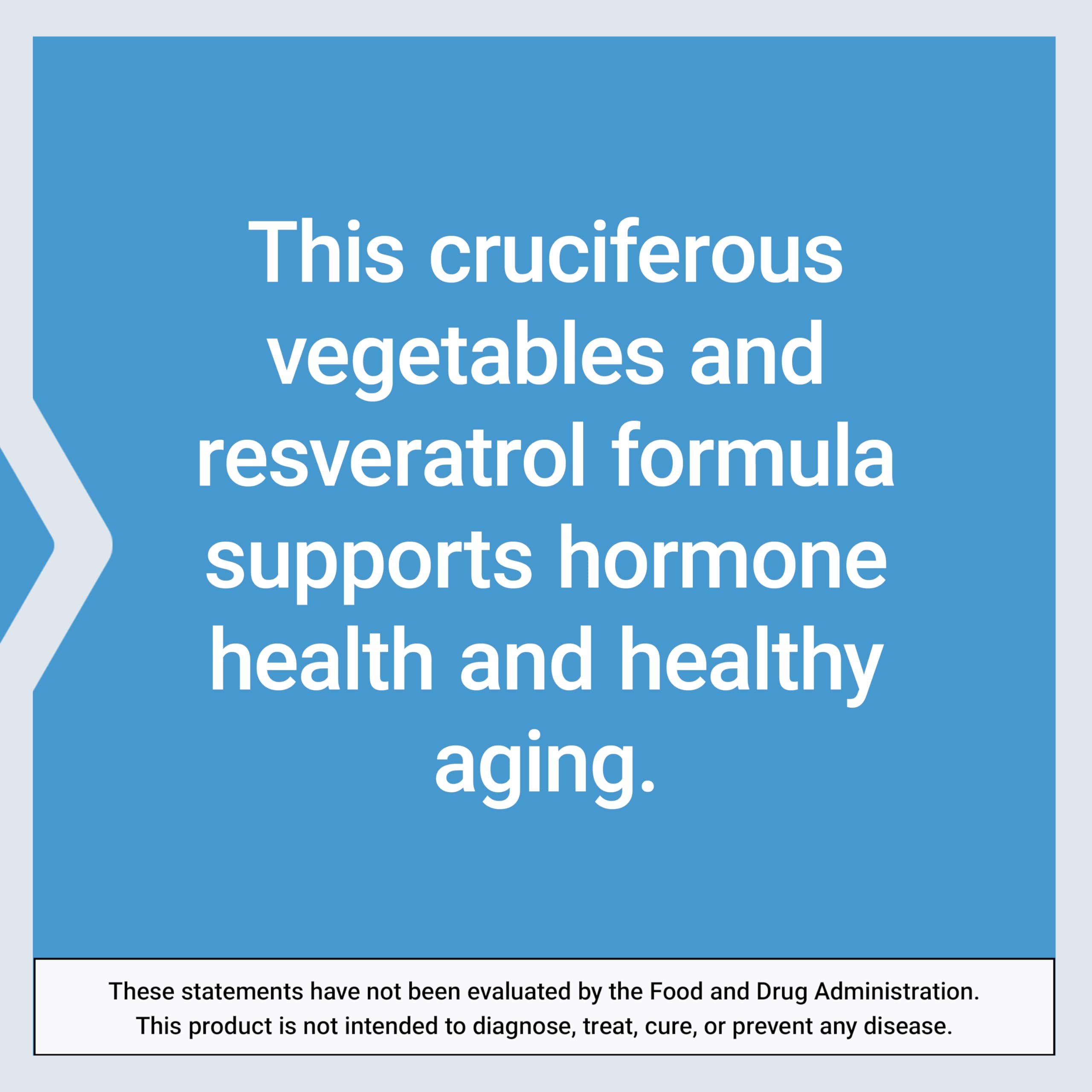 Life Extension Cruciferous Vegetable Extract and Resveratrol packaging