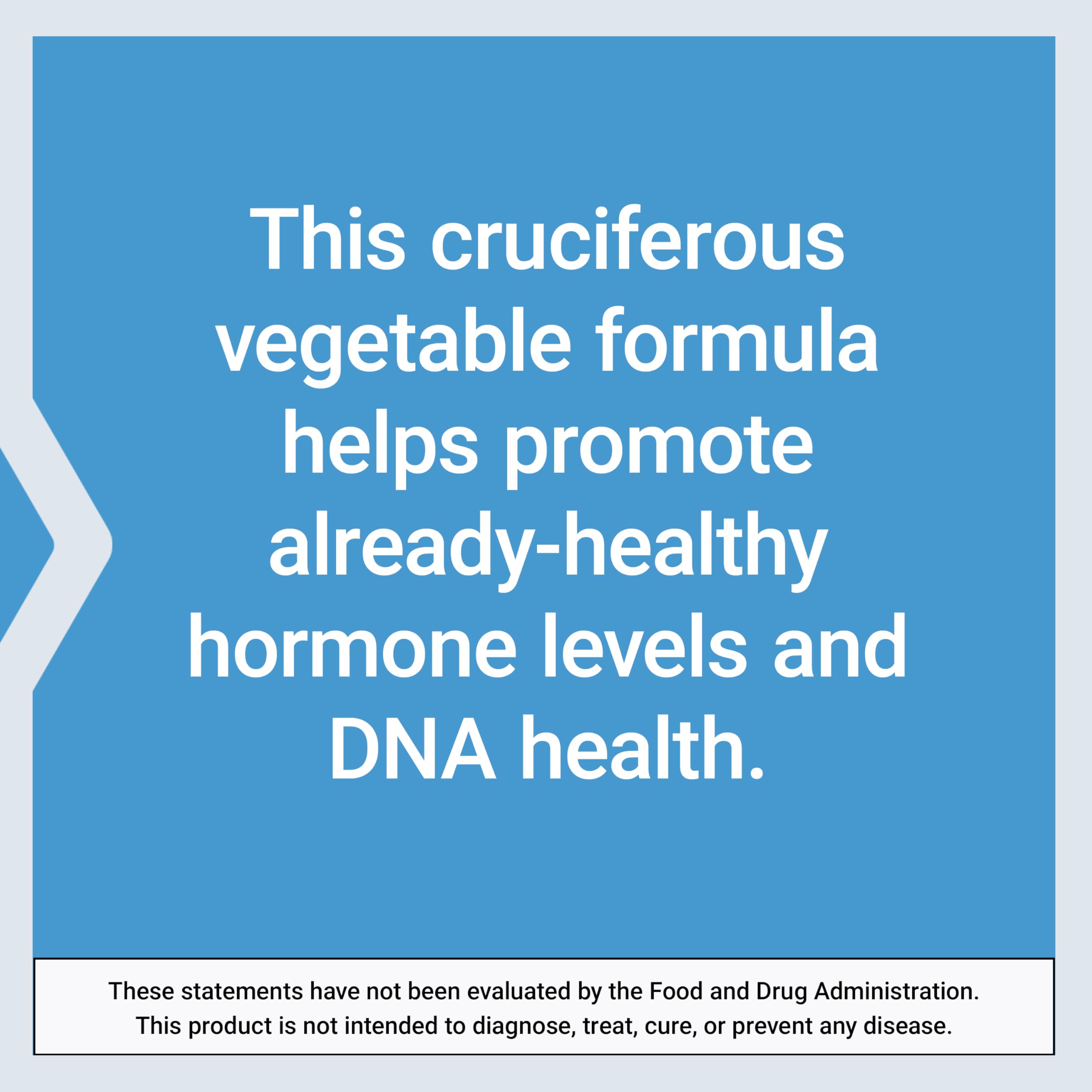 Life Extension Cruciferous Vegetable Extract Blend supplement facts