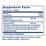 Life Extension Curcumin 200mg with Black Cumin Seed Oil side view