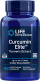 Life Extension Curcumin Elite 90 vegetarian capsules front view