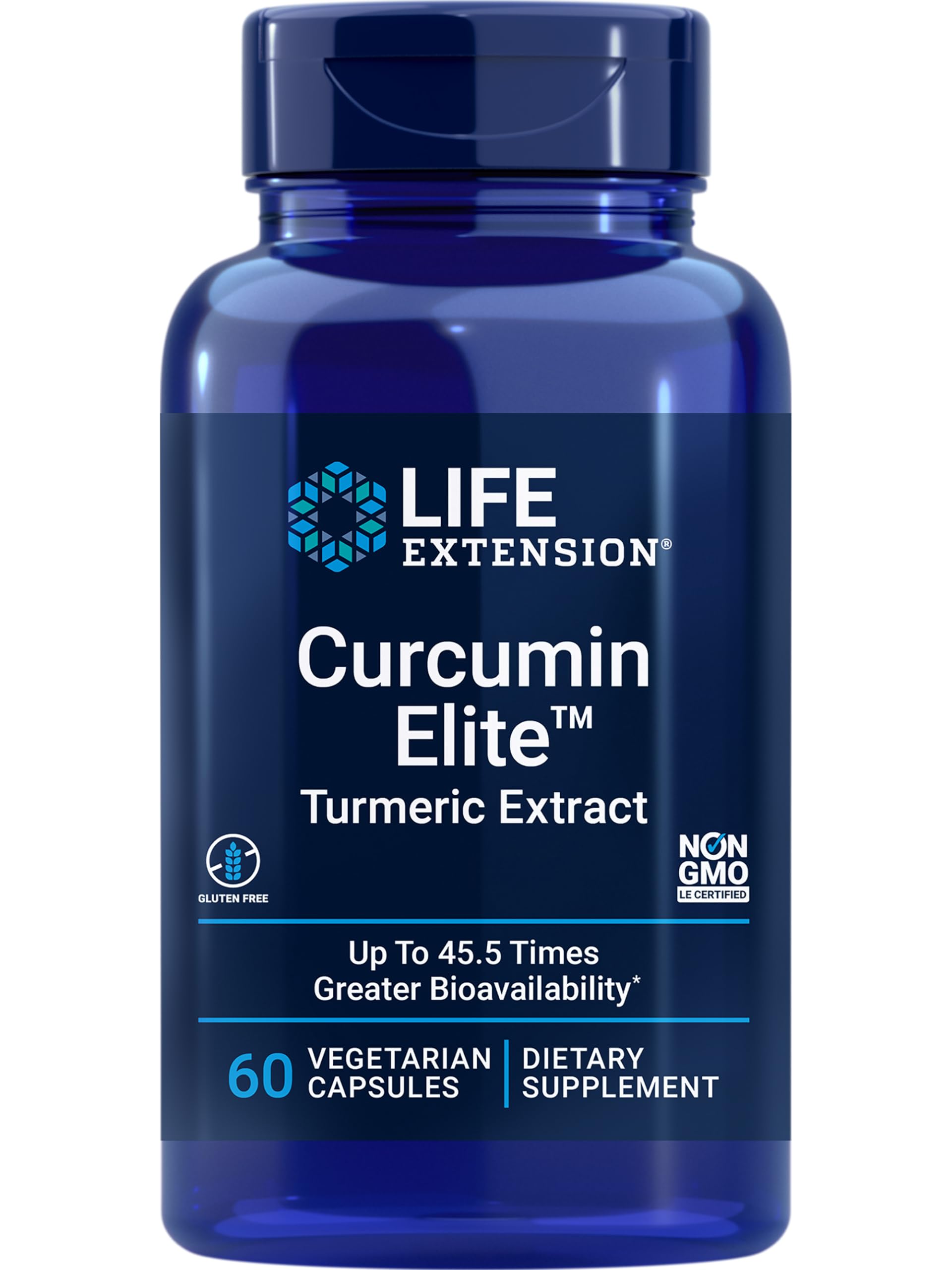 Life Extension Curcumin Elite Turmeric Extract 500mg front view