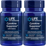 Life Extension Cytokine Suppress 30 Vegetarian Capsules front view