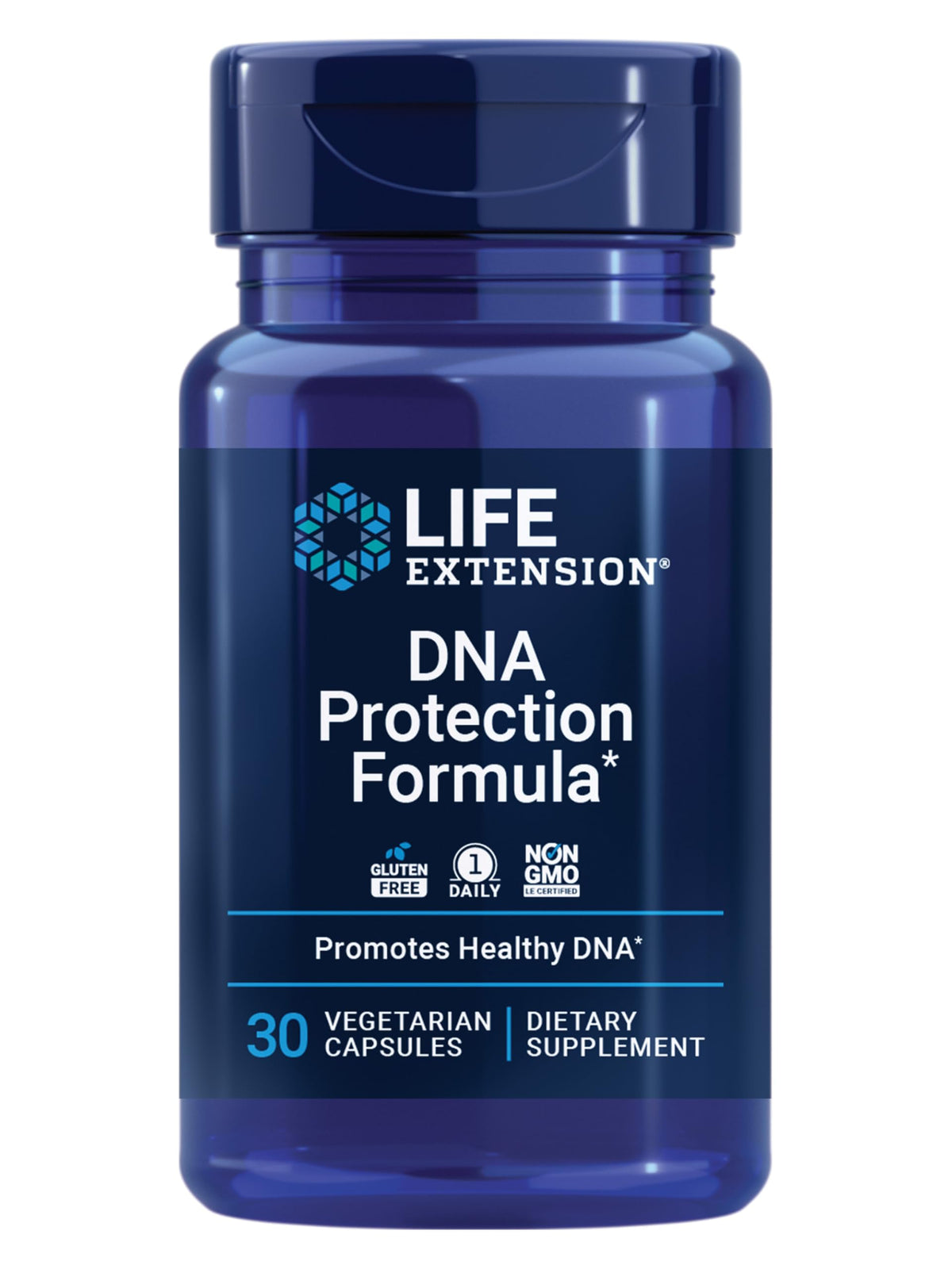 Life Extension DNA Protection Formula front view of bottle