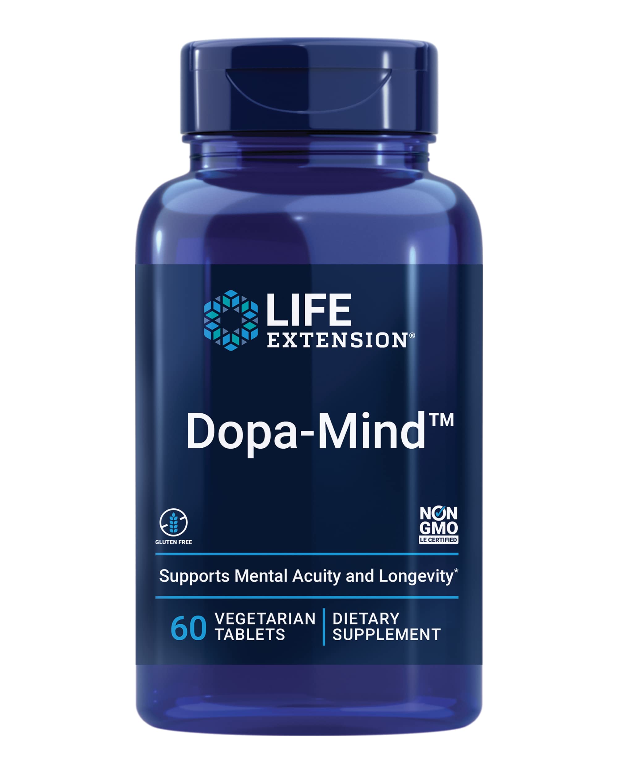 Life Extension Dopa-Mind 60 Tablets front view