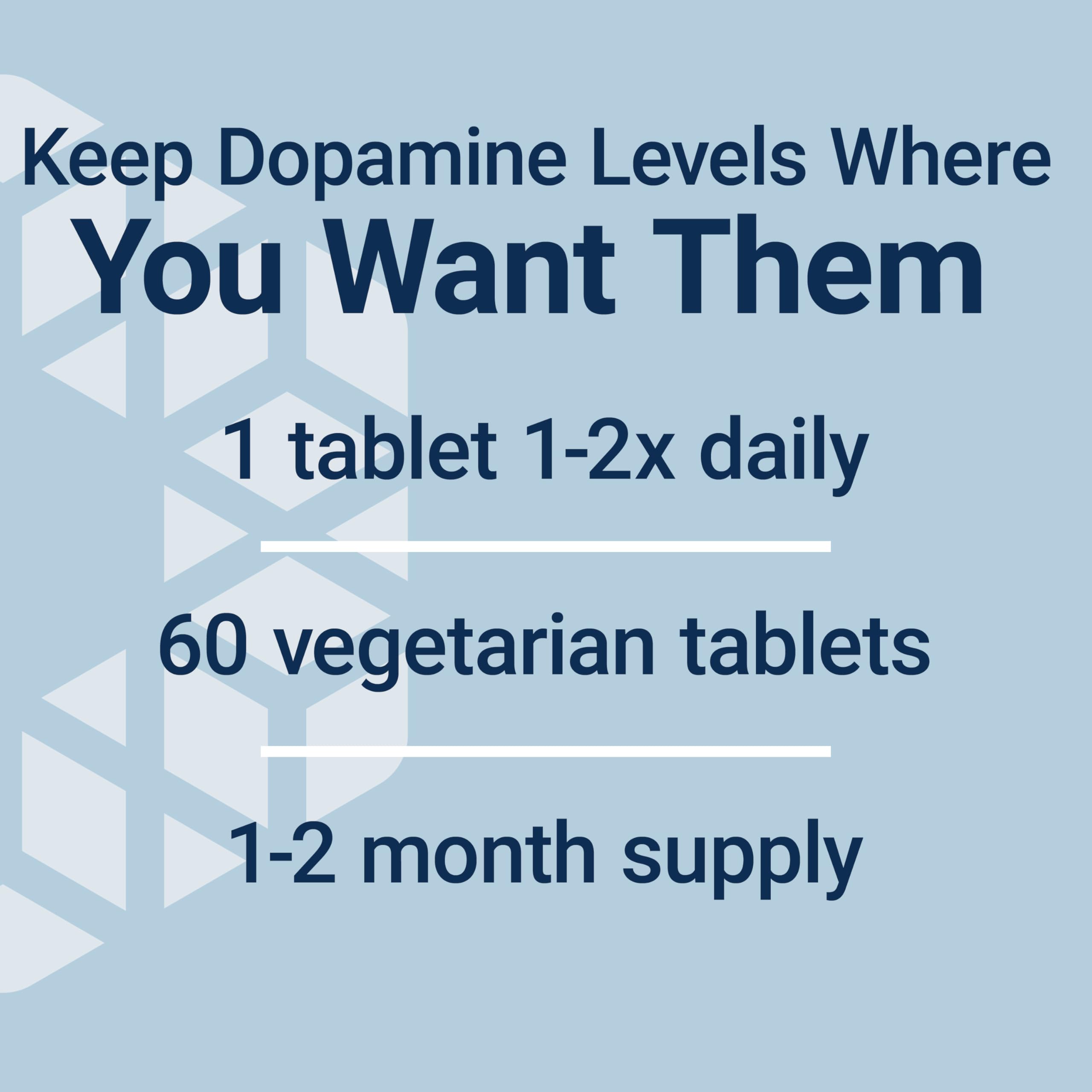Life Extension Dopa-Mind 60 Tablets with a measuring spoon