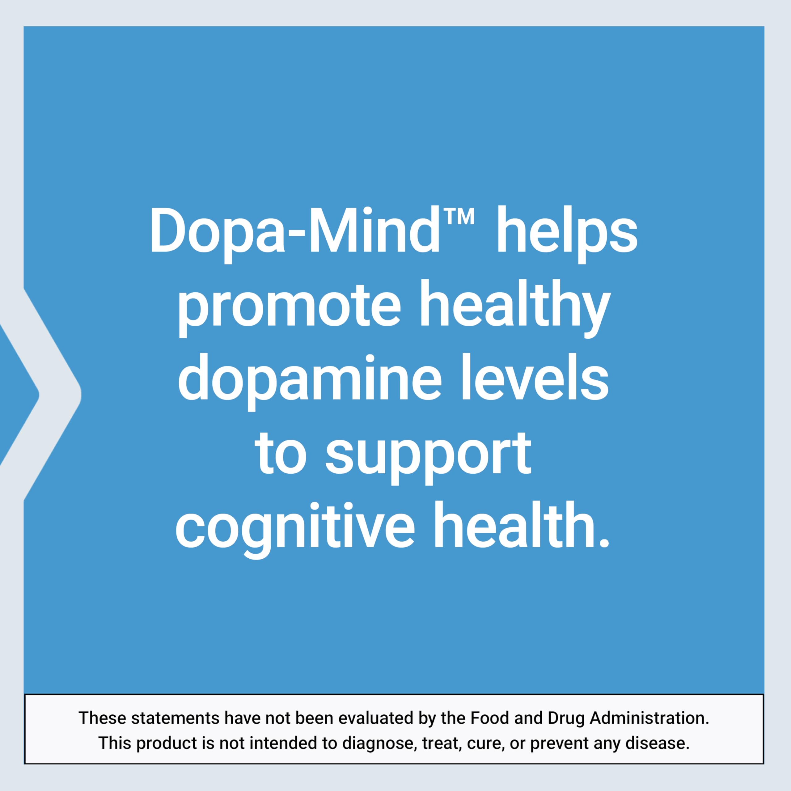 Life Extension Dopa-Mind packaging with nutritional information