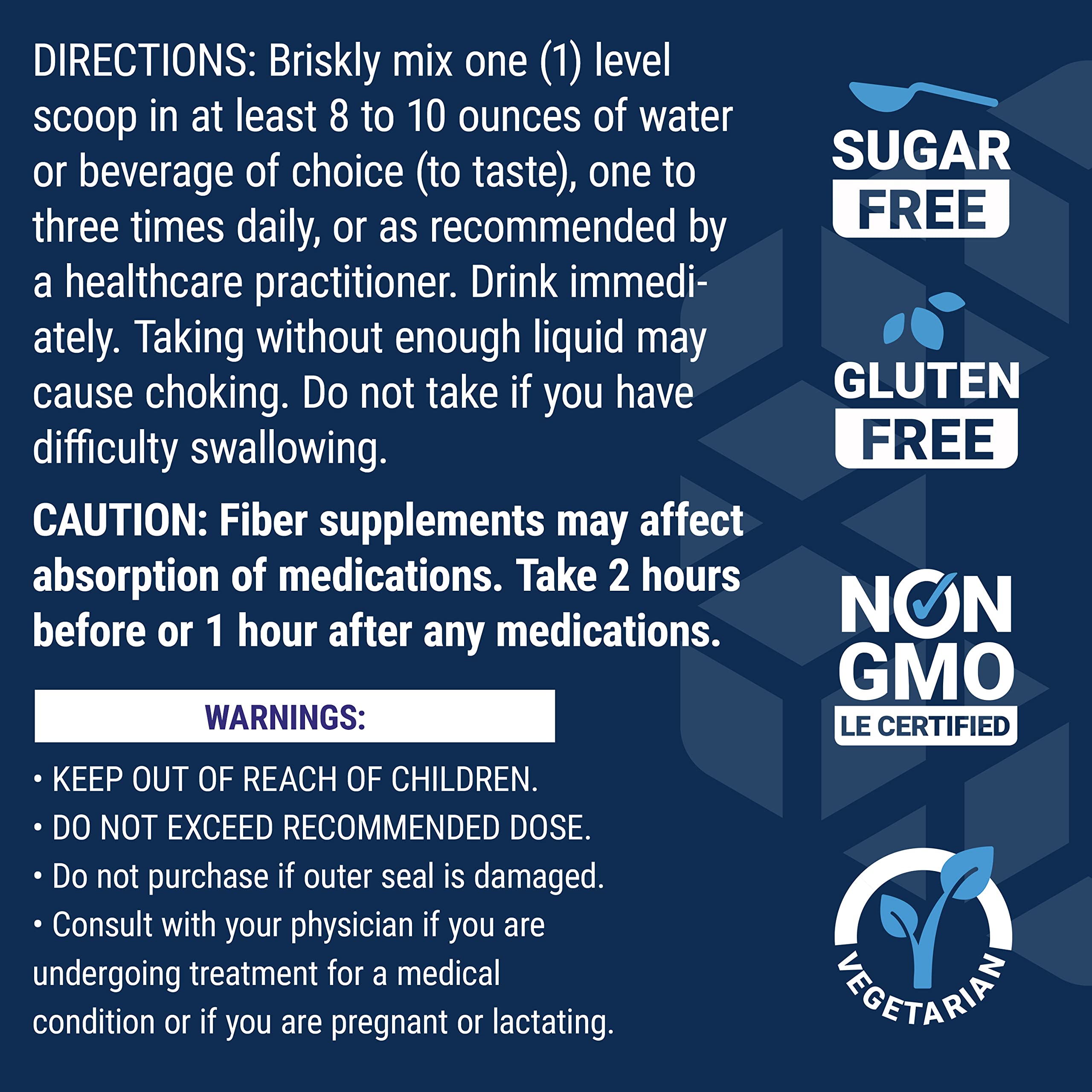 Life Extension Easy Fiber 163g on a kitchen countertop