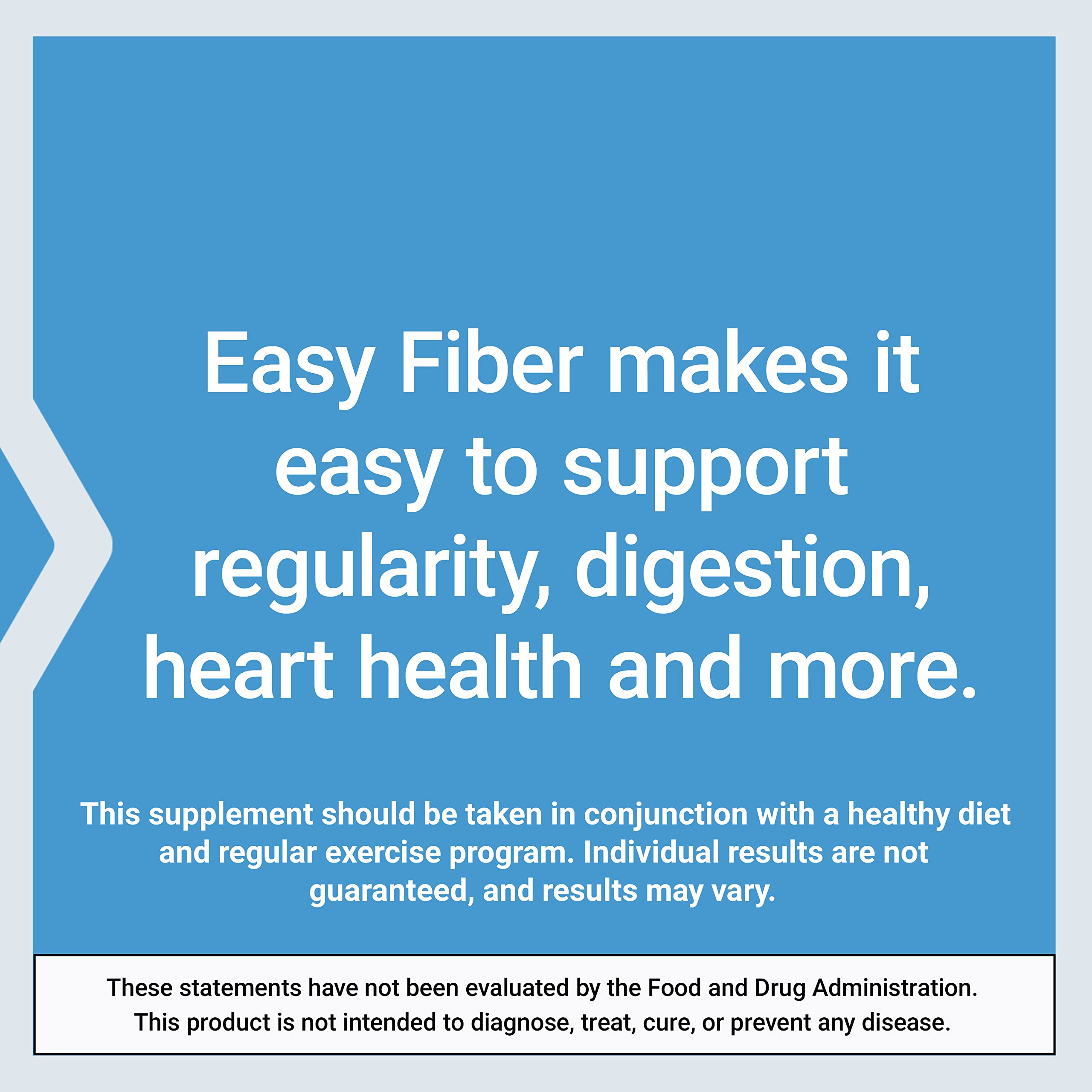 Life Extension Easy Fiber 163g with a glass of water