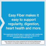 Life Extension Easy Fiber 163g with a glass of water