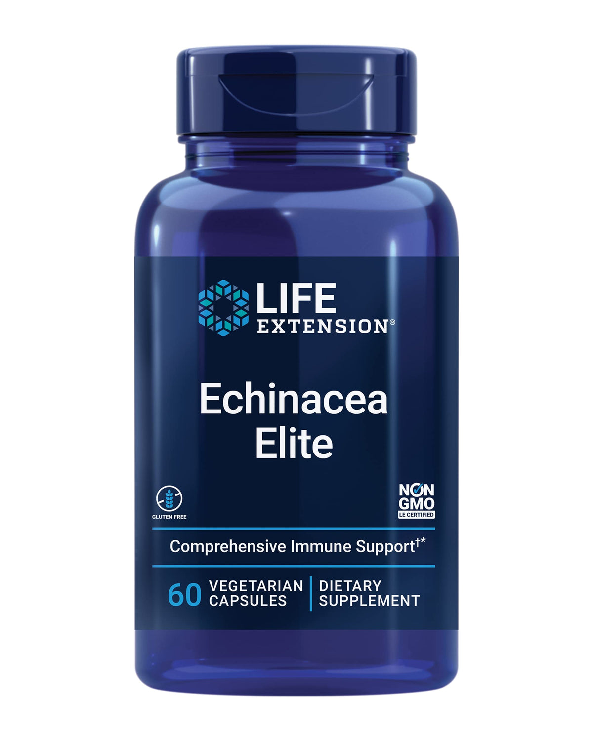 Life Extension Echinacea Supplement 250mg front view