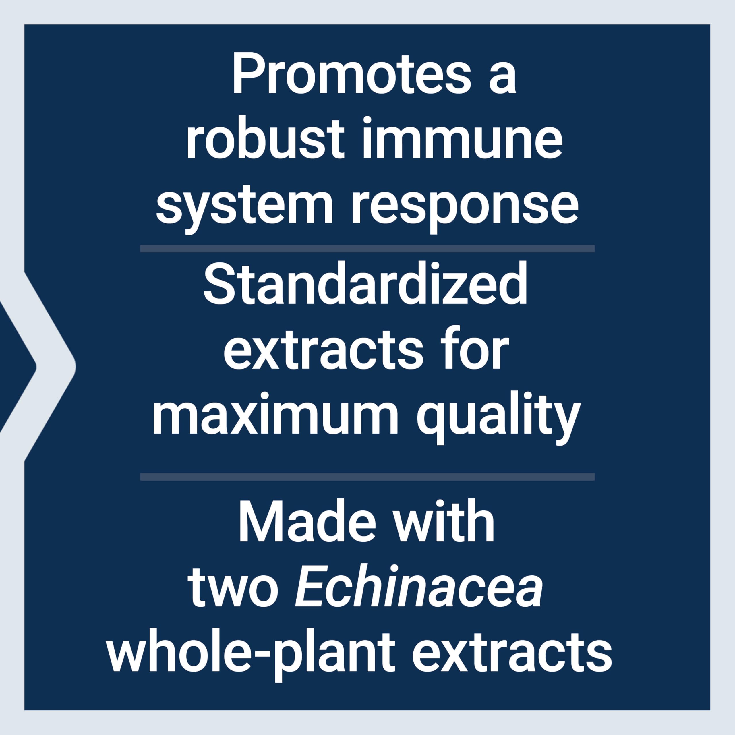 Life Extension Echinacea Supplement 250mg side view