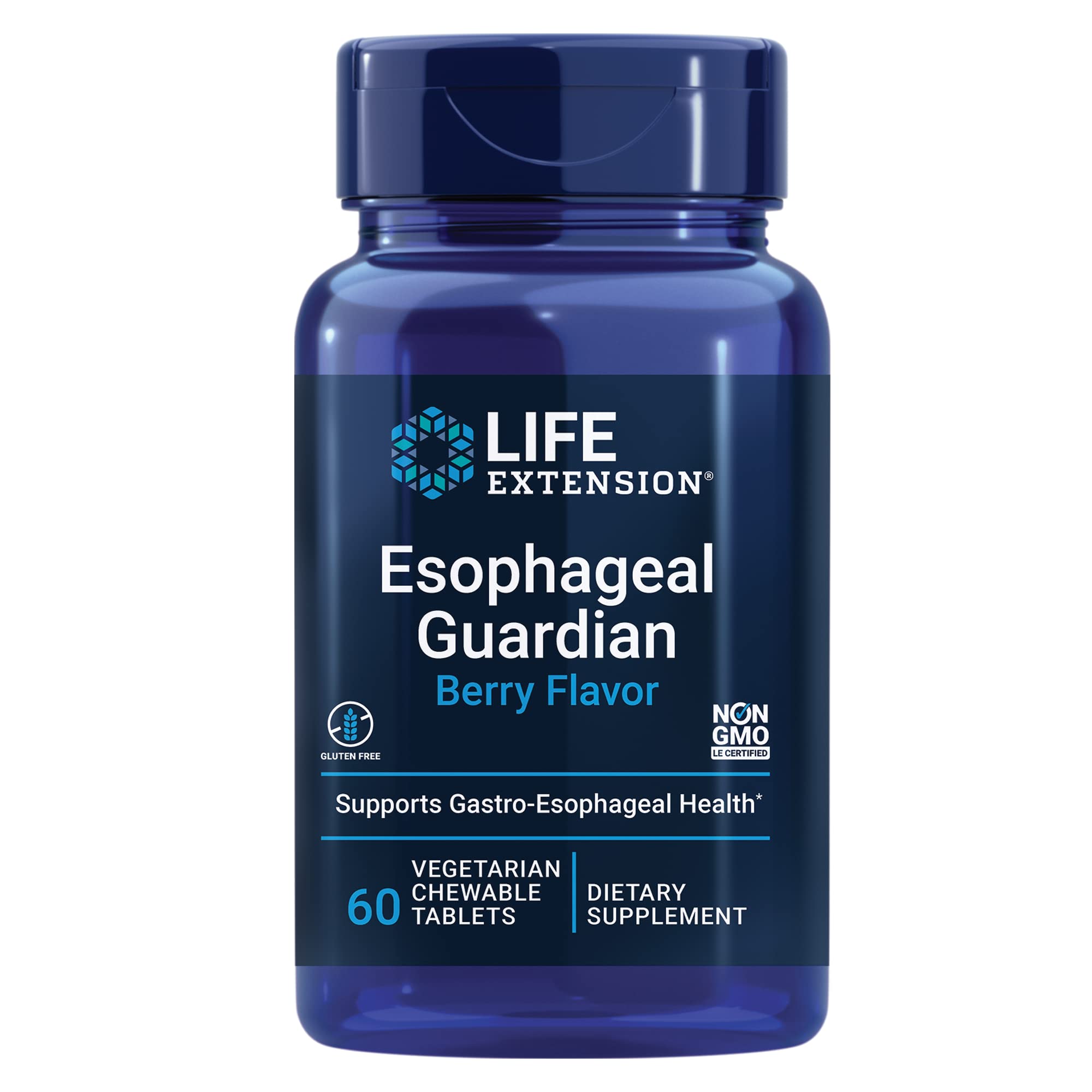 Life Extension Esophageal Guardian chewable tablets front view