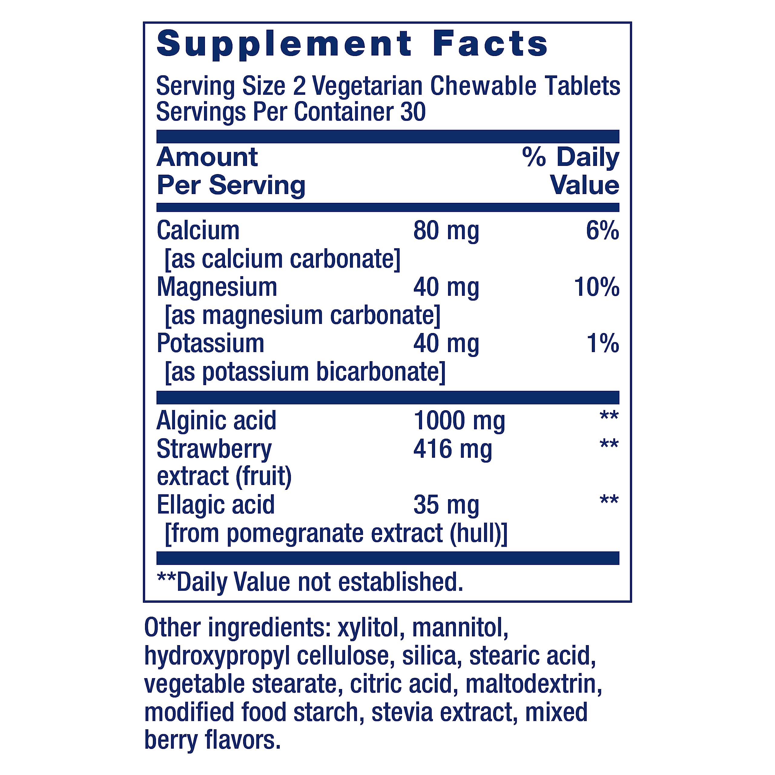 Life Extension Esophageal Guardian chewable tablets packaging