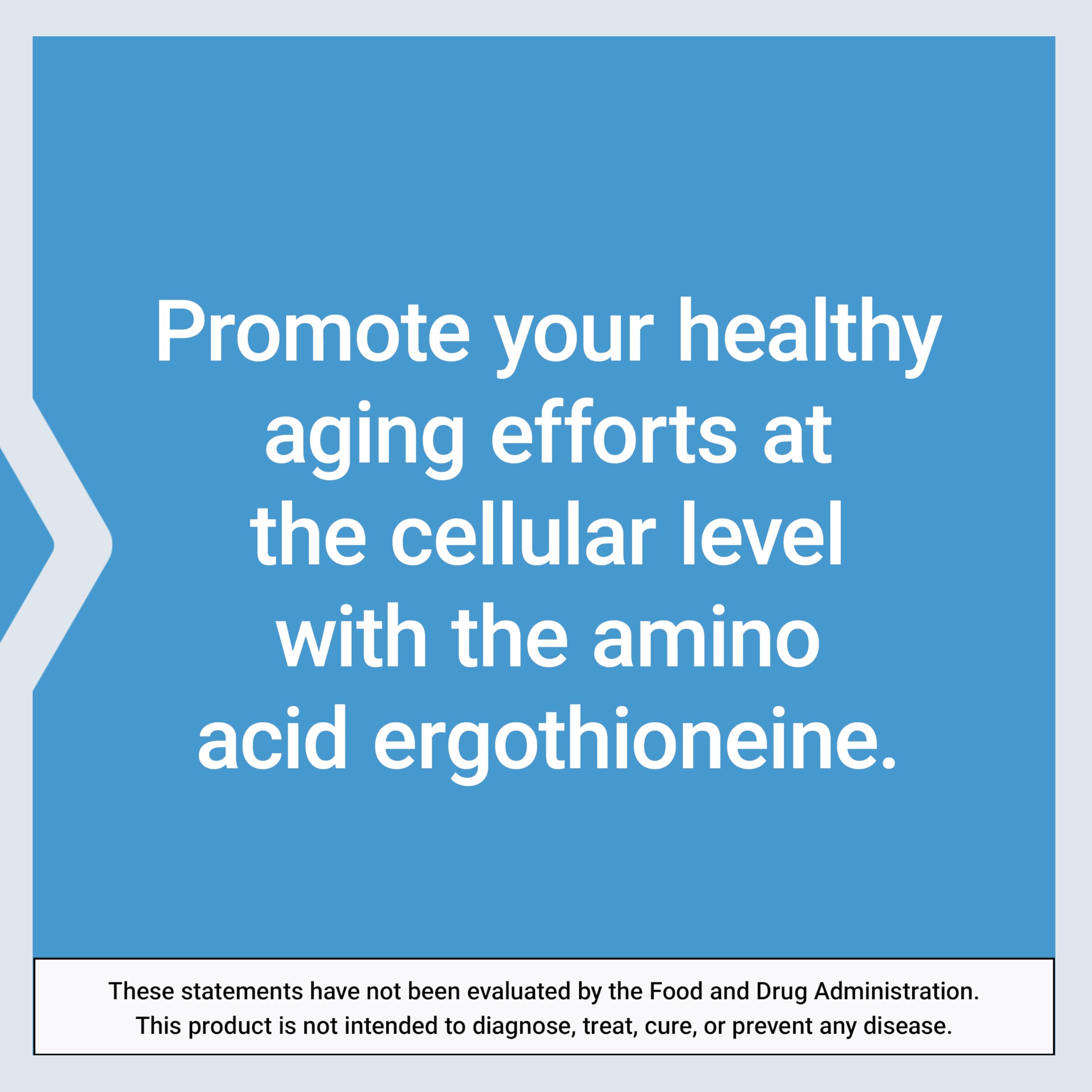 Life Extension Essential Youth L-Ergothioneine 5mg capsules close-up