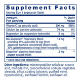 Life Extension Fast-C® Bio-Quercetin® tablets in hand