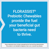 Life Extension FLORASSIST Prebiotic Chewable Strawberry tablets on a table