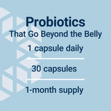 Life Extension FLORASSIST® Probiotic Balance capsules on a wooden surface