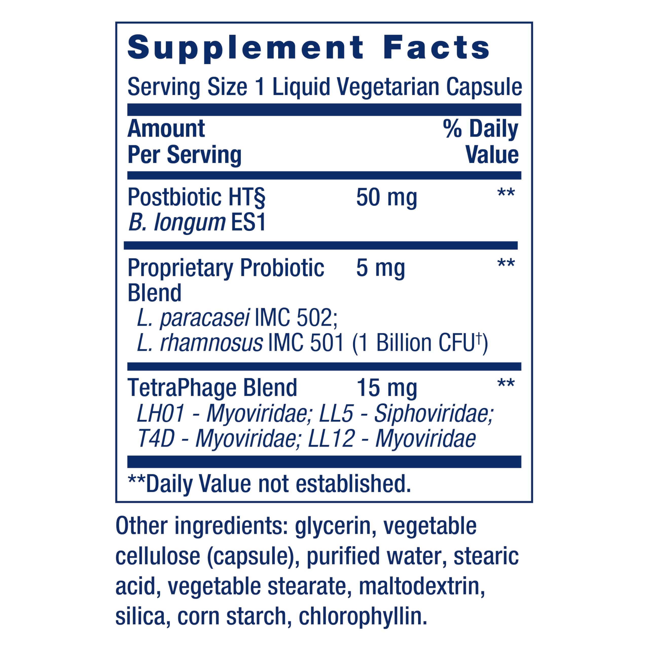Life Extension FLORASSIST Probiotic GI 30 Capsules side view