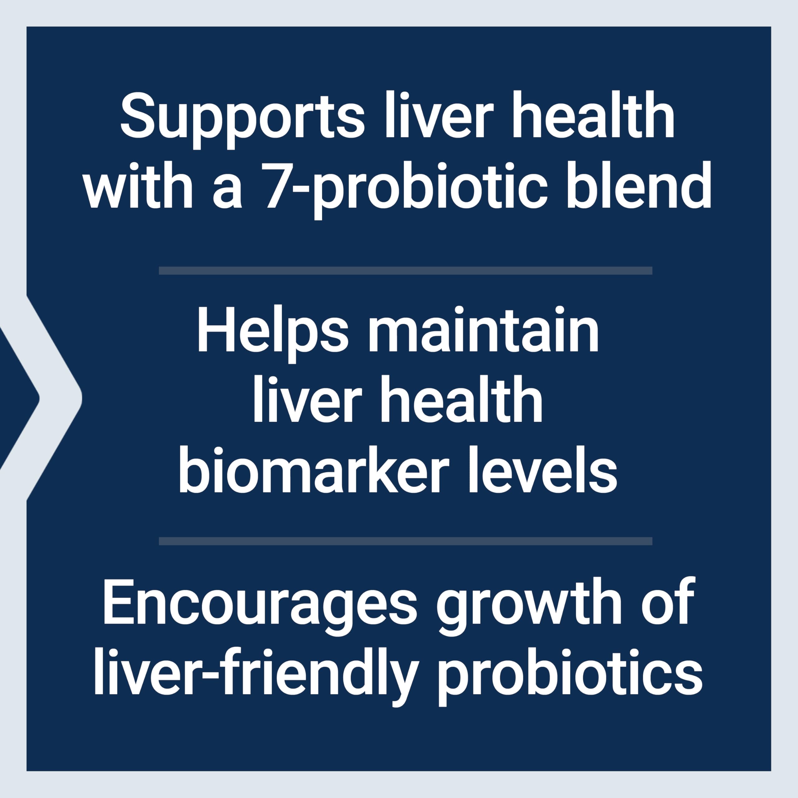 Life Extension FLORASSIST Probiotic Liver Restore 500mg capsule back view