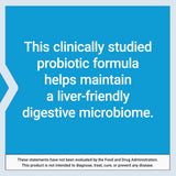 Life Extension FLORASSIST Probiotic Liver Restore 500mg capsule on a wooden table