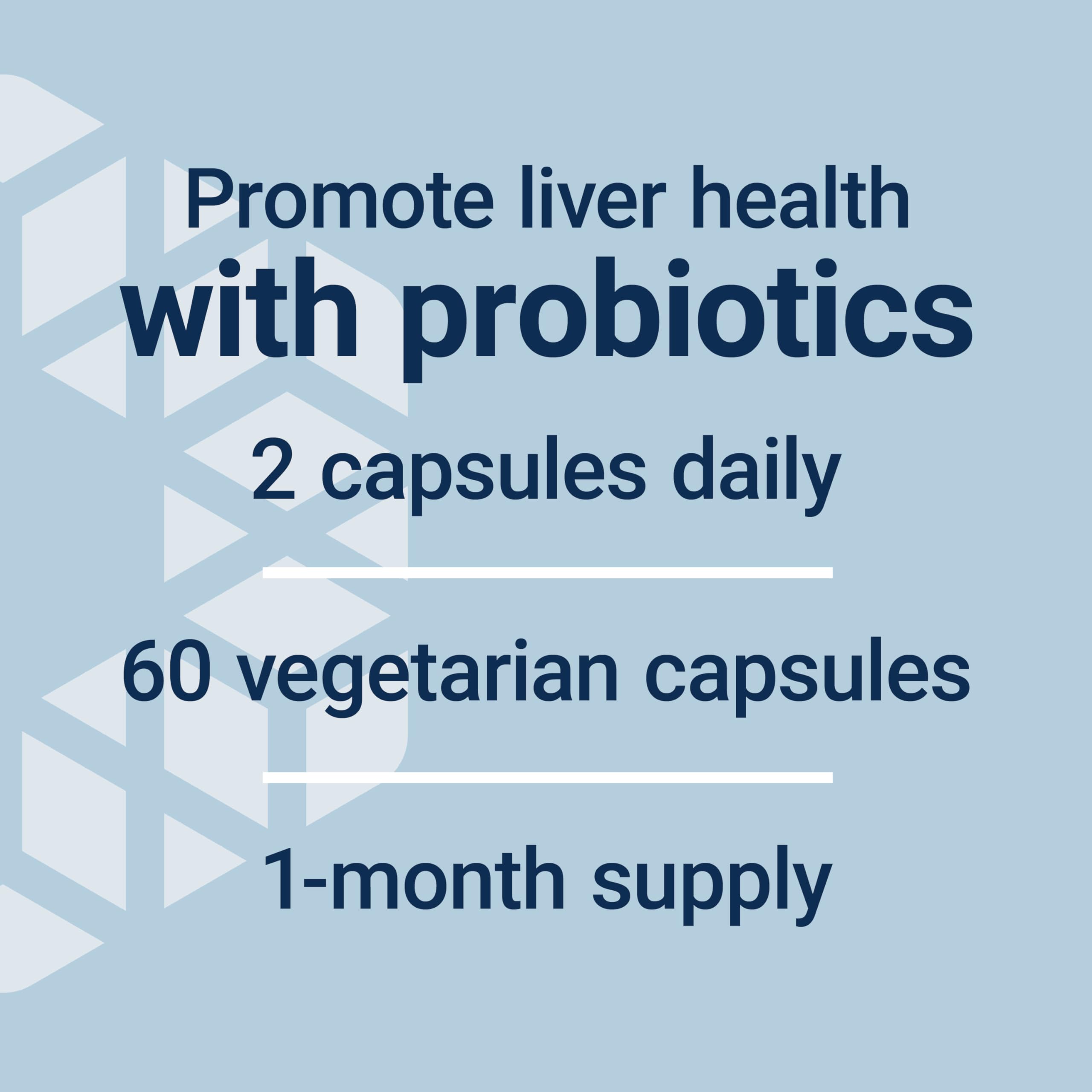 Life Extension FLORASSIST Probiotic Liver Restore 500mg capsule with ingredients list