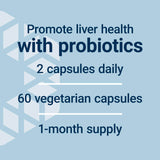 Life Extension FLORASSIST Probiotic Liver Restore 500mg capsule with ingredients list