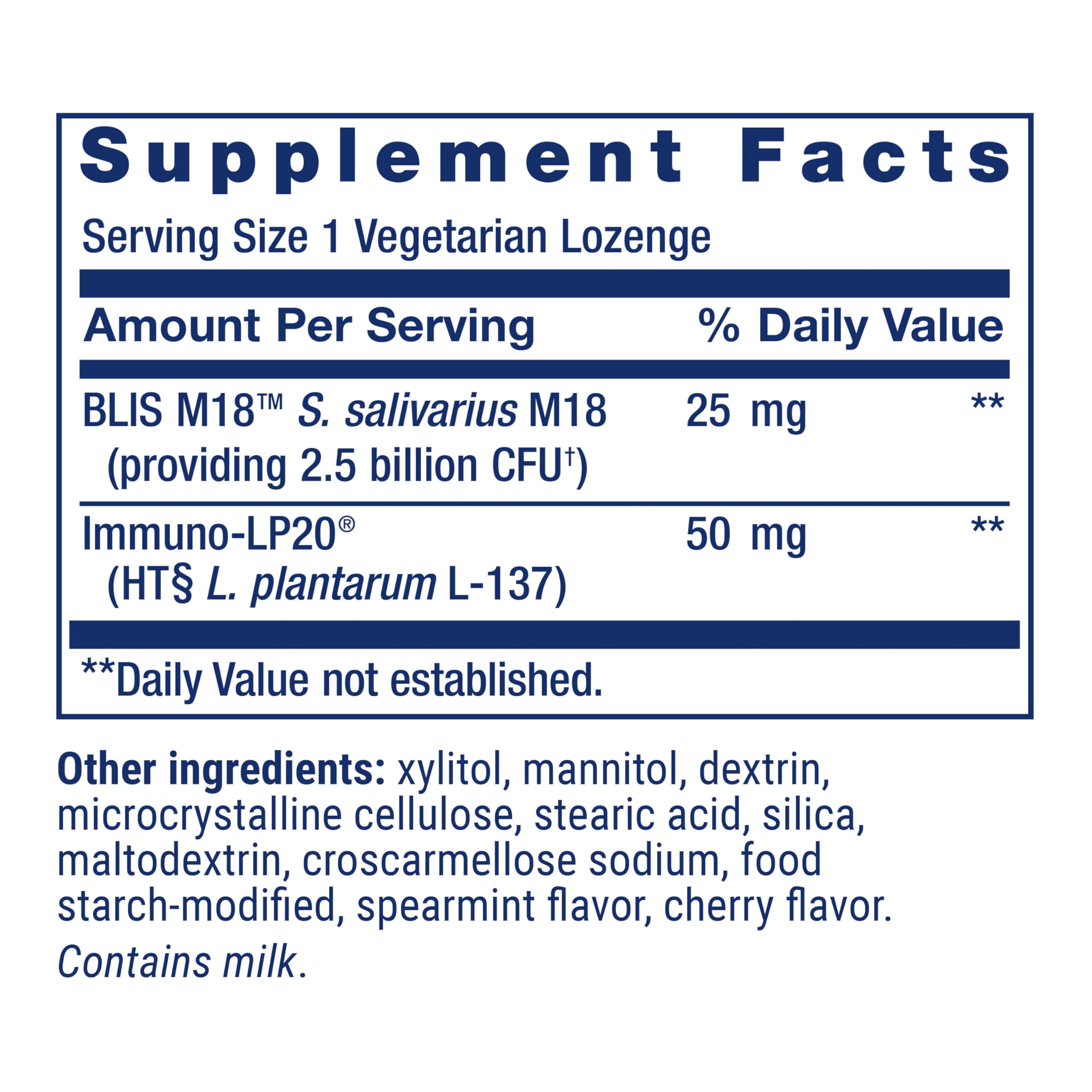 Life Extension FLORASSIST Probiotic Oral Hygiene Lozenges in hand