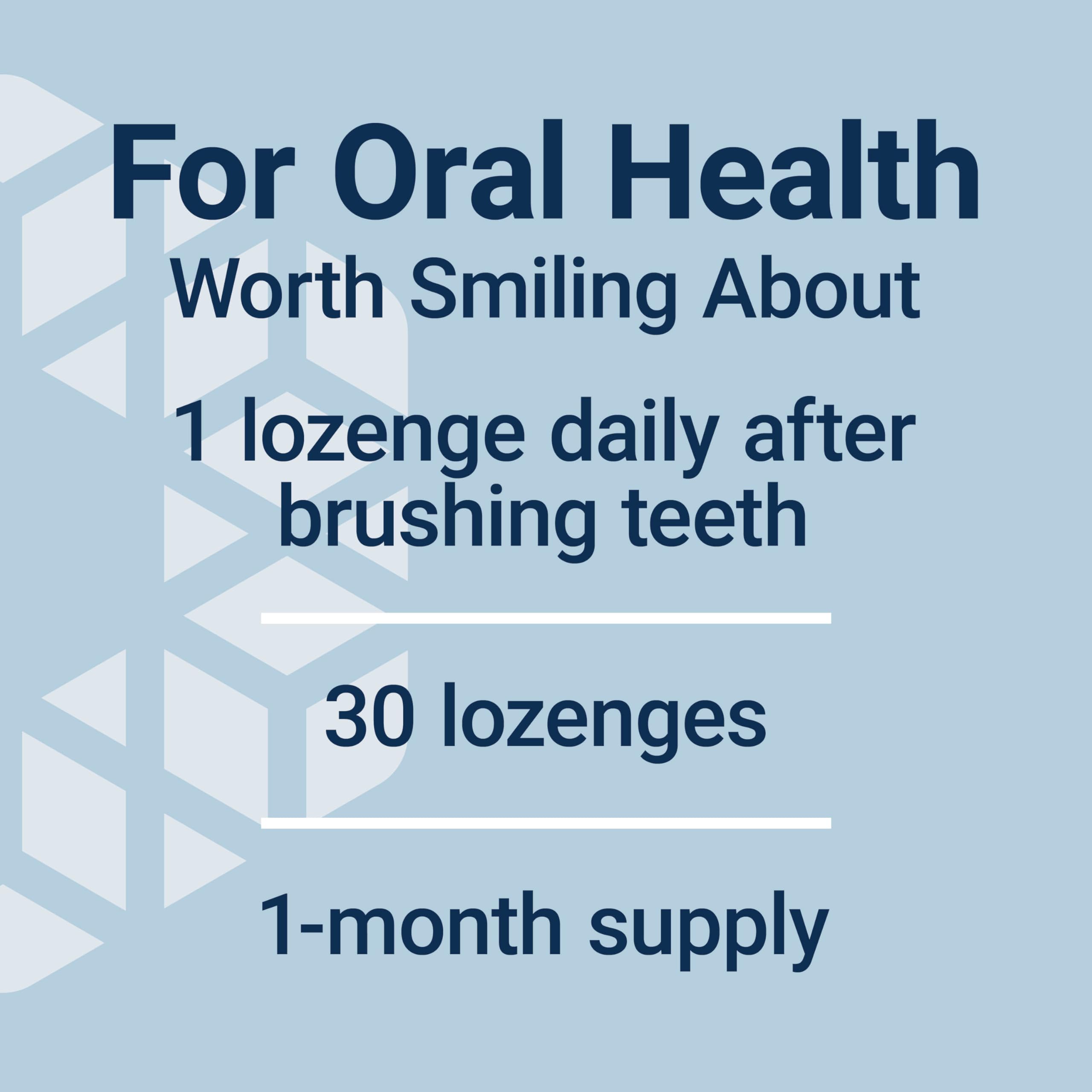 Life Extension FLORASSIST Probiotic Oral Hygiene Lozenges on a bathroom counter