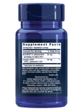 Life Extension FLORASSIST Probiotic Oral Hygiene Lozenges side view with ingredients