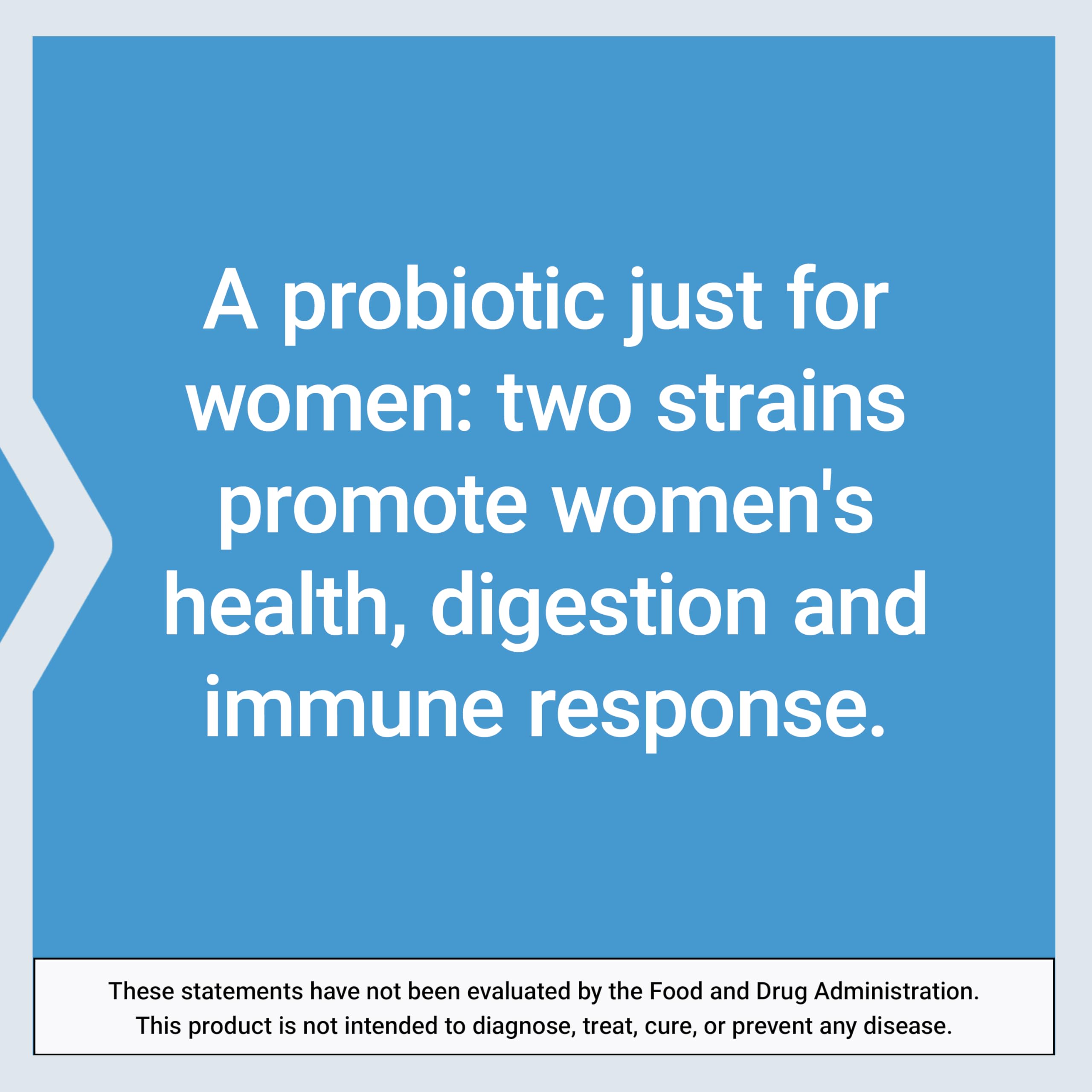 Life Extension FLORASSIST® Probiotic Women's Health capsule on a spoon