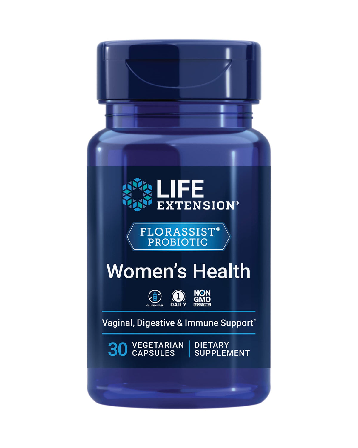 Life Extension FLORASSIST® Probiotic Women's Health front view of packaging