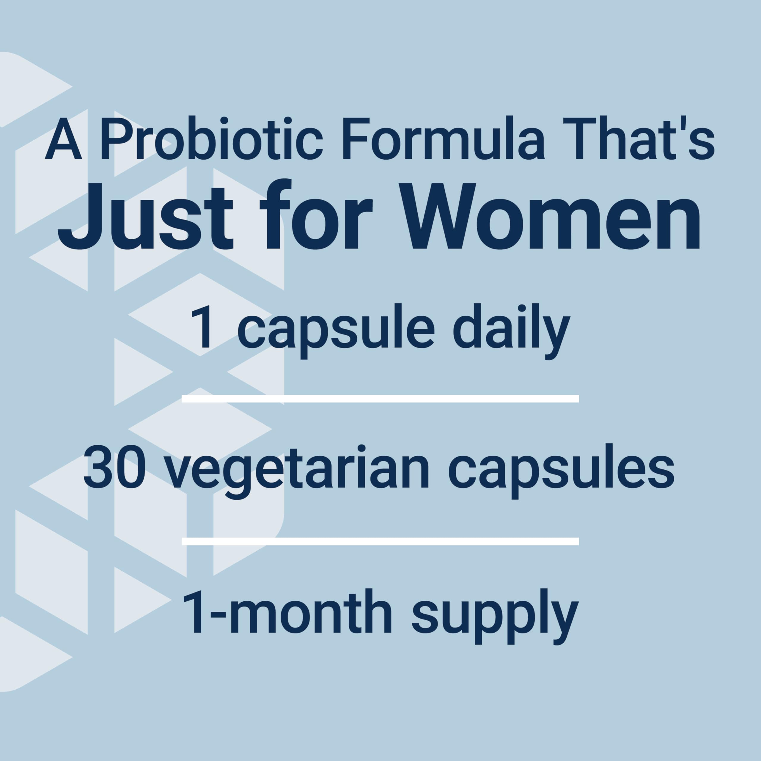 Life Extension FLORASSIST® Probiotic Women's Health ingredients list