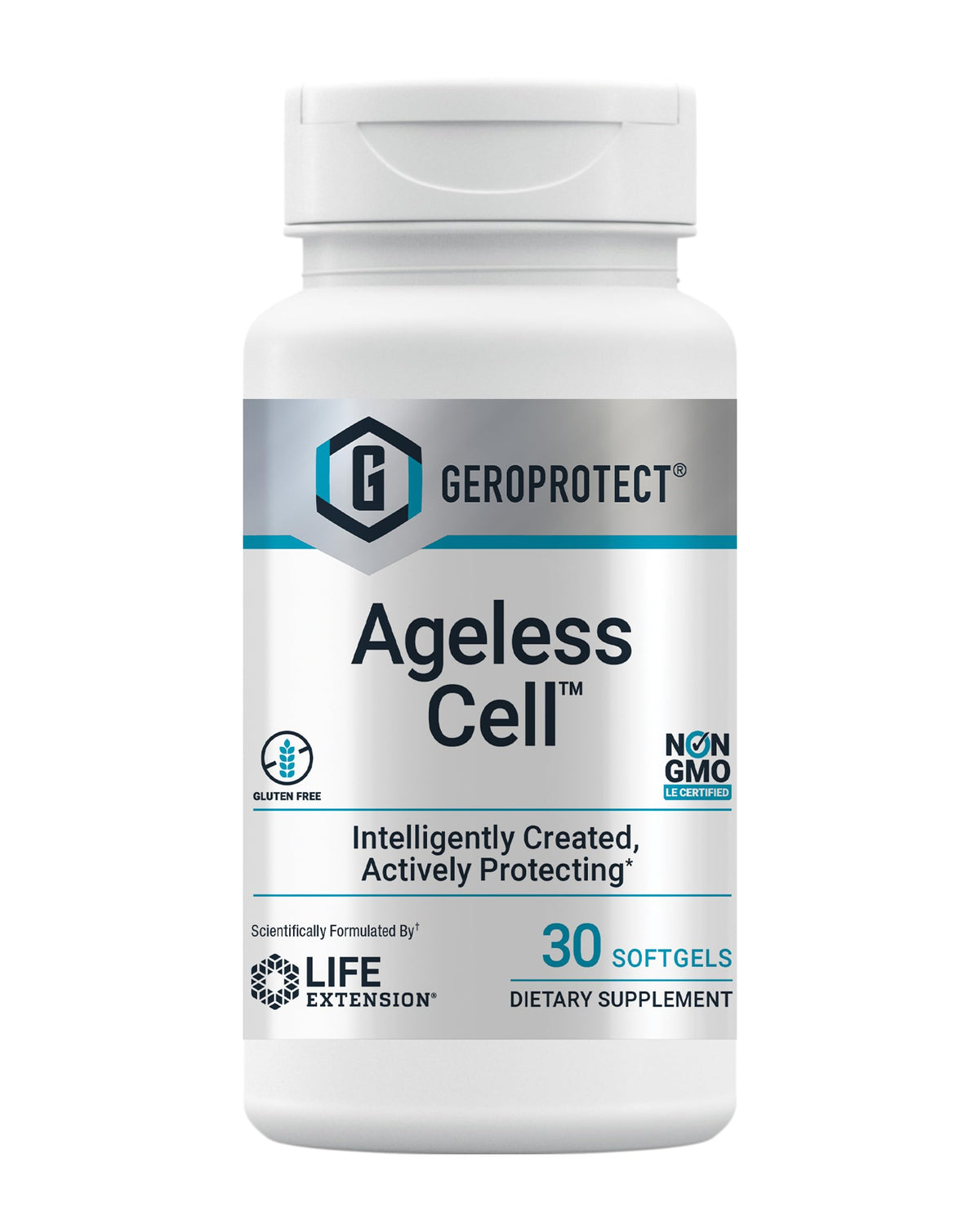 Life Extension GEROPROTECT® Ageless Cell™ 30 softgels front view