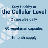 Life Extension GEROPROTECT® Stem Cell Resveratrol capsules on a surface