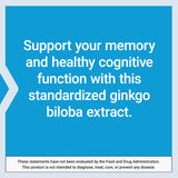 Life Extension Ginkgo Biloba Extract 120mg capsules on a wooden table