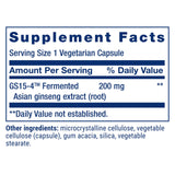 Life Extension Ginseng Energy support 200mg capsule close-up