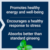 Life Extension Ginseng Energy support 200mg side view of packaging